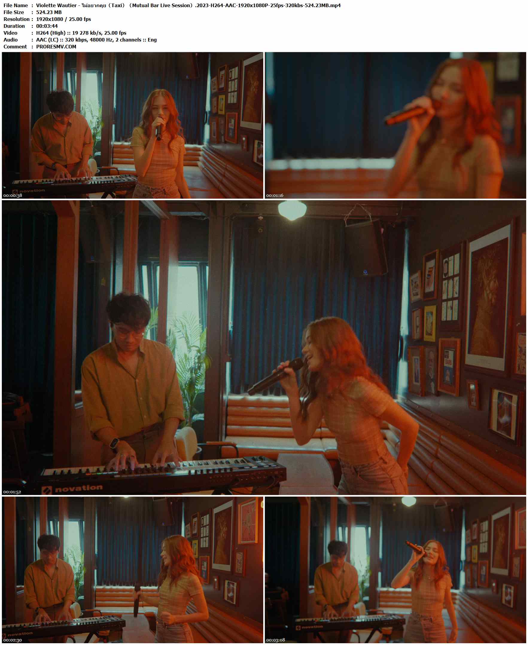 Violette Wautier - ไม่อยากคุย（Taxi）（Mutual Bar Live Session）.2023-H264-AAC-1920x1080P-25fps-320kbs-524.23MB官方MV_高清MV